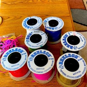 Rexlace in six different colors plus extra